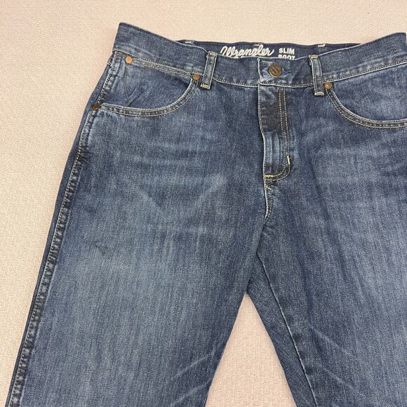 Wrangler Blue Bootcut Jeans for Men - Picture 3 of 9